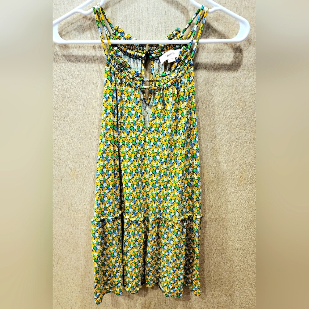 LOFT floral halter neck tank, size M